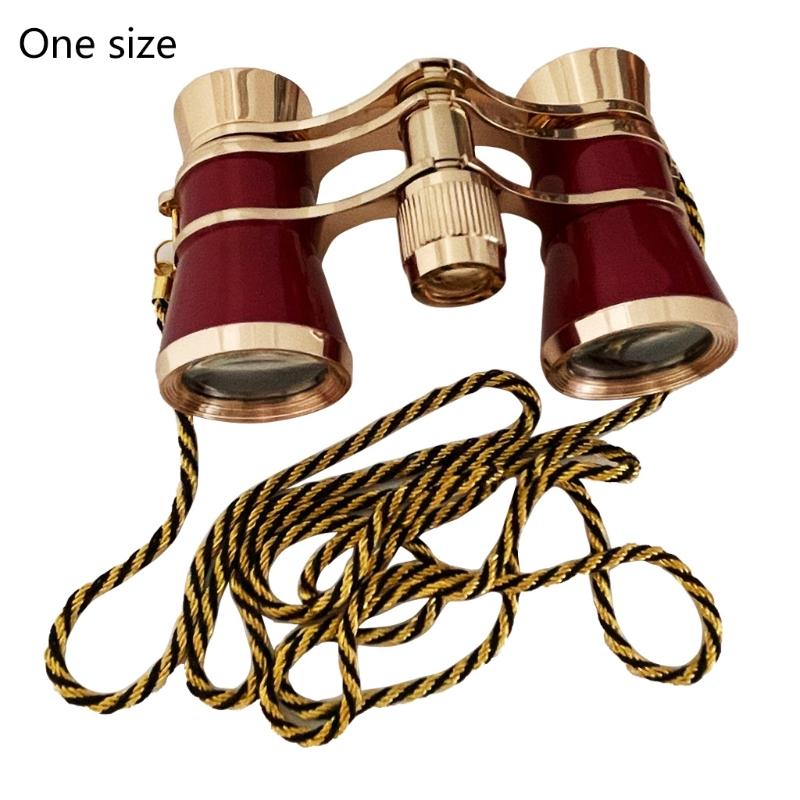 Оперные очки, бинокль 3X25, театральные очки, мини-бинокль, компактный, легкий с цепочкой, для взрослых, детей, женщин на концерте