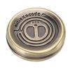 Дьявол Магнитный толкающий слайдер EDC снятие стресса металлический вращающийся толкающий монета нержавеющая сталь игрушка на кончик пальца