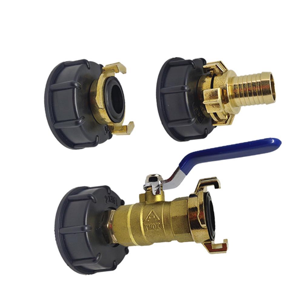 Адаптер IBC S60x6 Адаптер для кубовой емкости Соединитель Шланговый соединитель типа Geka Ирригация Практический Выход Резьбовые Аксессуары Фитинги