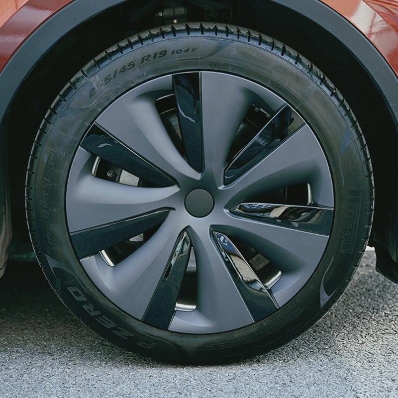 Колпак колеса 19 дюймов для TESLA Model Y 2019-2024 4 шт. Запасной колпак Performance Аксессуары для полного диска автомобиля