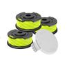 Замена шпули для триммера Ryobi Rac143 36V 20 футов Автоподача Аккумуляторная катушка с леской для сорняков