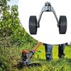 String Trimmer Wheel Attachment Replacement Lawn Mower Auxiliary Adjustable for Grass Cutter