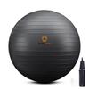 Prima Sole Fitness with Air Balance Pilates Ball, 65cm, Black, Pump, Ball, Fitness,
