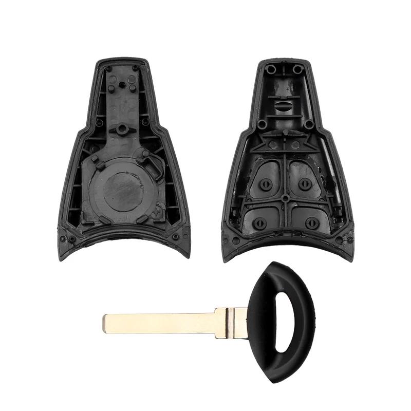 Автомобильный Стайлинг Чехол Smart Key Оболочка Для Saab 93 95 9-3 9-5 Ключ с Кнопками Бесключевой Доступ 4 Кнопки Пульт Дистанционного Управления Чехол