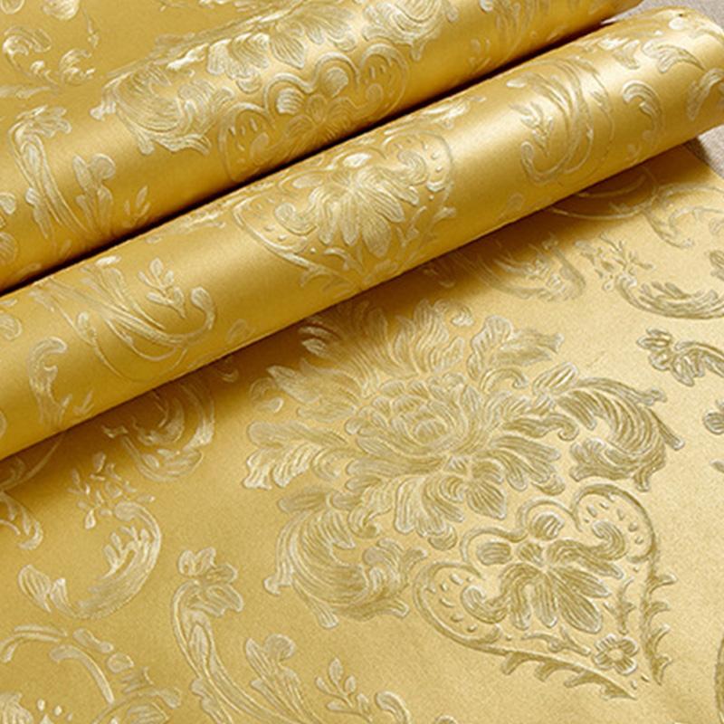 1шт 3D текстурированный тисненый цветочный узор водонепроницаемые обои для спальни гостиной настенная наклейка
