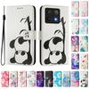 Цветной кошелек-чехол с рисунком для Xiaomi 14T Redmi 14C 13C 12C 11A Redmi Note 14 13 Pro Plus Ударопрочный чехол-книжка с подставкой