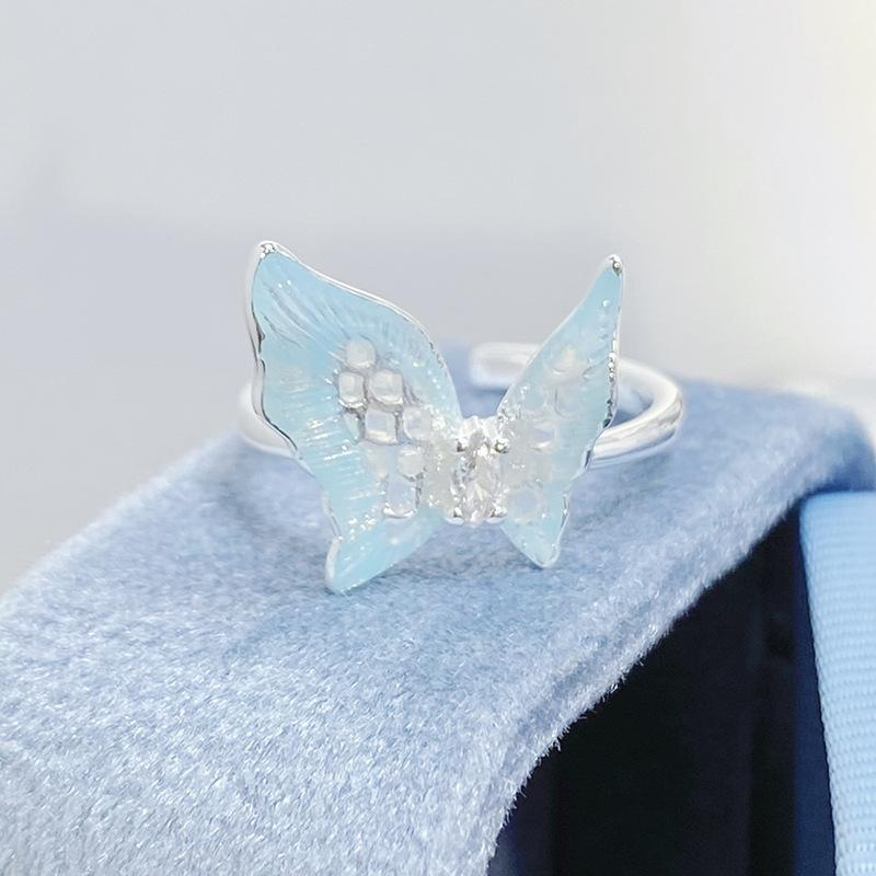 Halloween Punk Serpentine Zir*****Pen Ring Spirit Snake Series Personality Niche Hip Hop Ring Girl