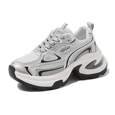 Женская обувь на толстой подошве, сетчатая дышащая обувь для папы, женская обувь на мягкой подошве, легкая повседневная спортивная обувь для женщин