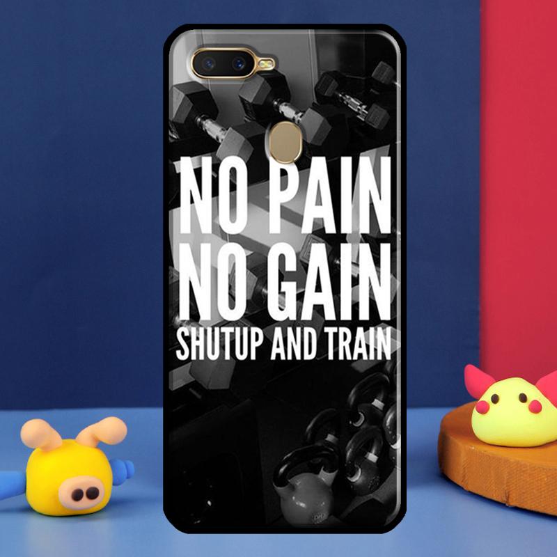 Мотивация для тренировок Фитнес Чехол для спортзала Для Oppo A96 A76 A16 A74 A94 A54 S A57 A77 A58 A78 A98 A5 A9 A91 A15 A17 A52 A72 Чехол