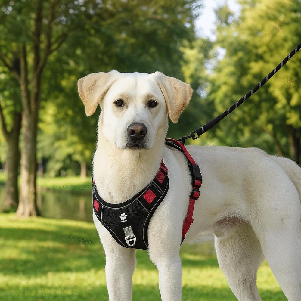 Multi-Point Adjustment Anti-Pull Dog Harness Reflective Dog Leash Dog Chest Strap Daily Walks