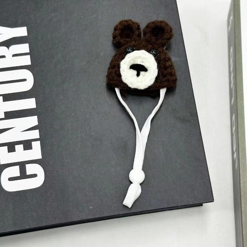 Cute Handmade Knitted Hat Hamster Decoration Chipmunk Guinea Pig Hamster Accessories Hamster Toy Halloween Christmas Pet Decor