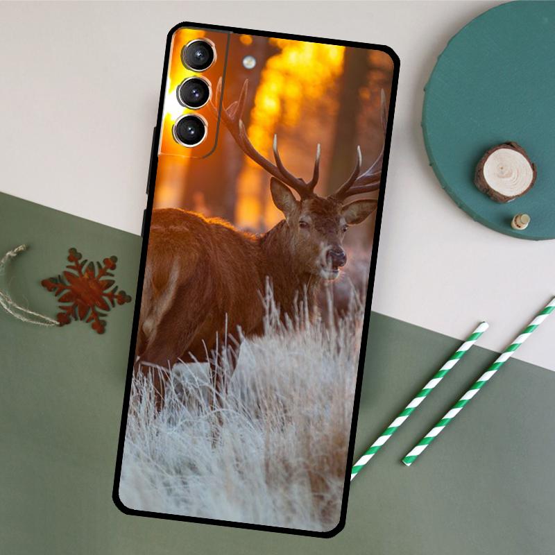 STUNNING DEER Animal Phone Case For Samsung Galaxy S26 S24 Ultra S20 S21 S22 S23 S25 Plus S10 S25 FE Back Cover