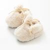 Soft Newborn Cotton Shoes Lamb Fleece Crib Boots Cute Baby Walking Shoes  Winter