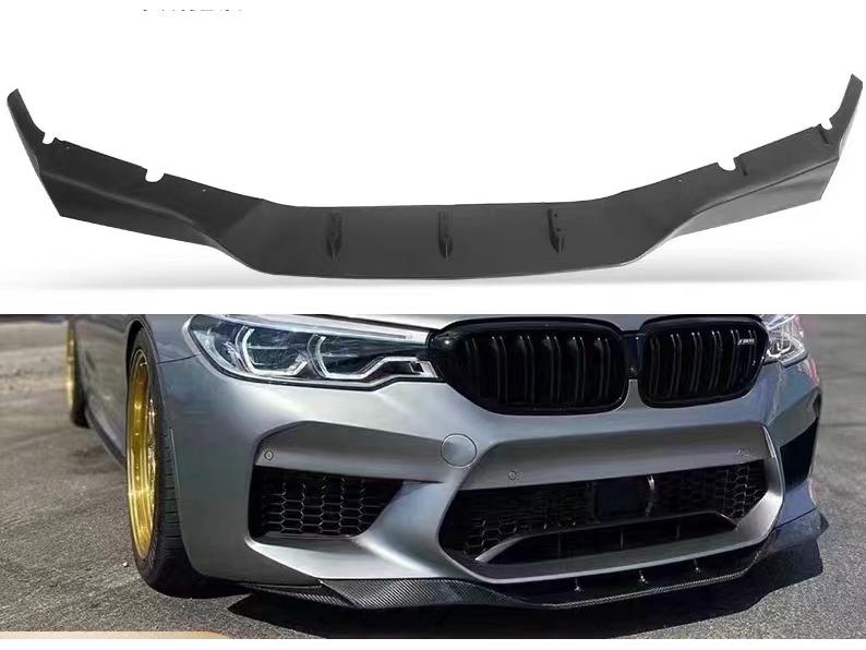 Передний сплиттер BMW 5 серии G30/G38 M5 F90 до рестайлинга, стиль RKP, глянцевый черный, карбон