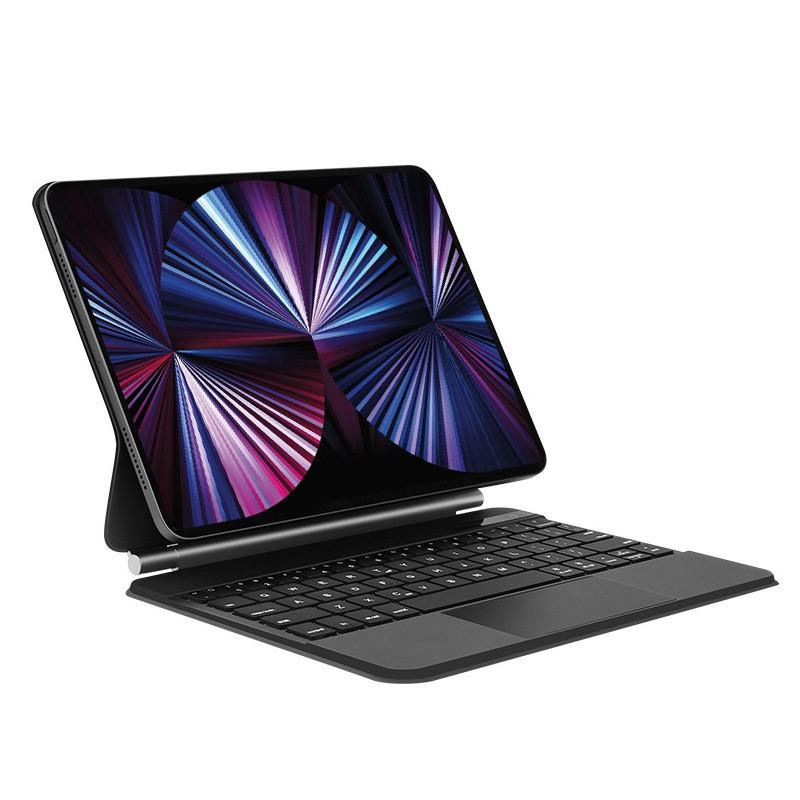 Магнитная плавающая Bluetooth-клавиатура со смарт-чехлом-книжкой для iPad 10-го поколения Pro 11 дюймов Эргономичная беспроводная в