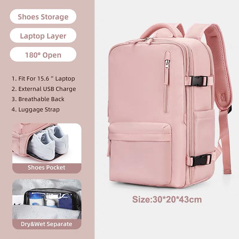 Дорожный рюкзак 35л, большая деловая сумка для ноутбука 15,6, многофункциональная зарядка через USB, женские школьные сумки Mochila, карман для обуви, XA348C