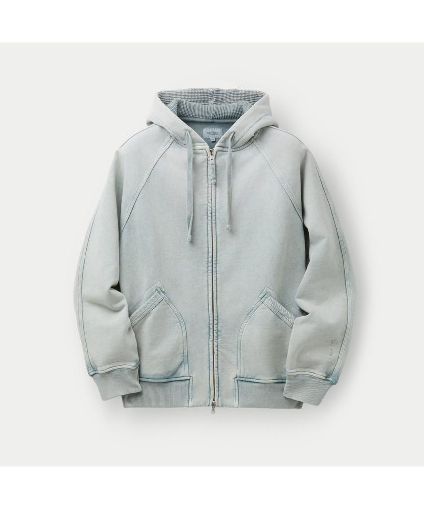 Silijeu (Set Up) Mineral Wash Zip-Up Hoodie Satas26001Bux
