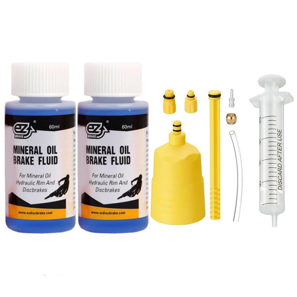 Bicycle Brake Mineral Oil Bicycle Hydraulic Disc Brake Oil Bleed Kit Mineral Oil MTB Road Bike Brake Repair Tool Oil Injector