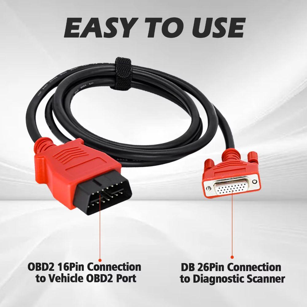 Red Plastic Plug Diagnostic Main Cable For Autel MaxiSYS Pro MS906 MS908 MS905 MS808