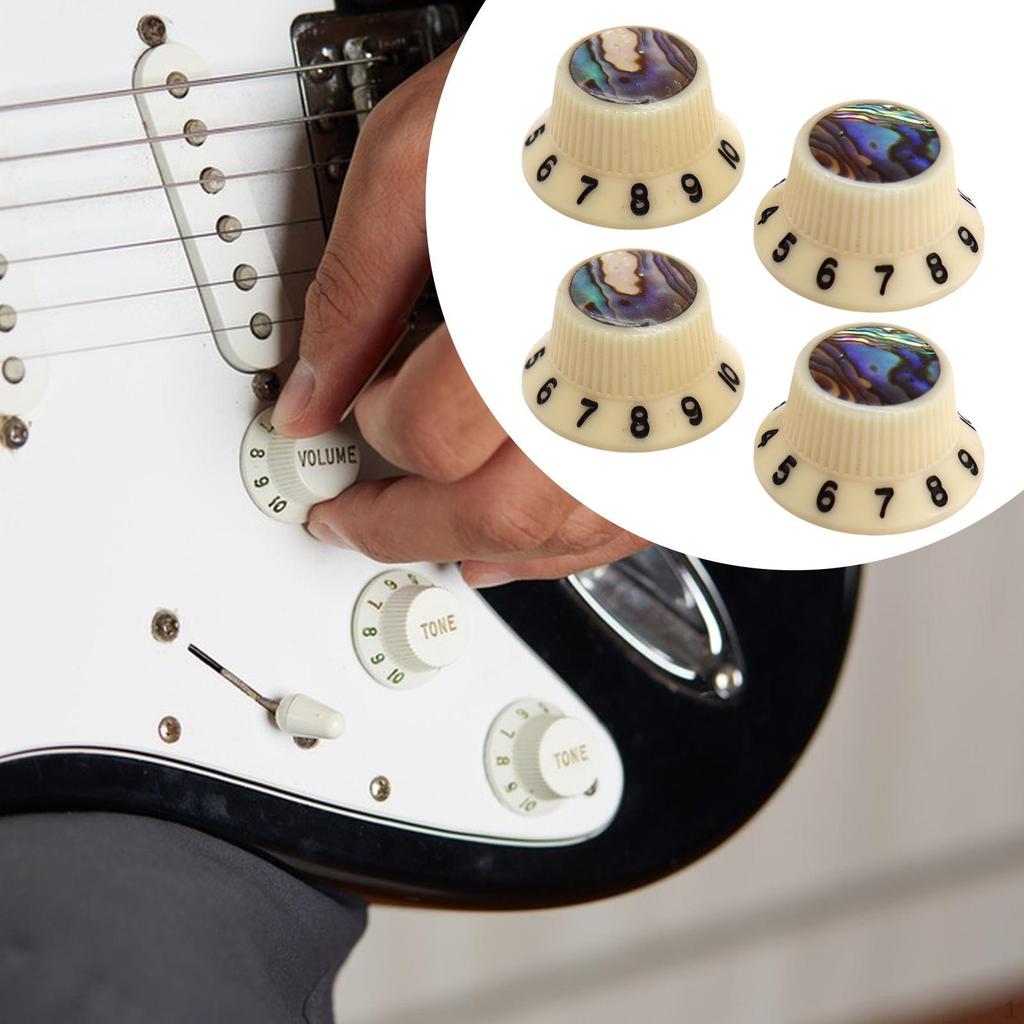 4 шт. Ручки для гитары, поворотные ручки для электрогитары
