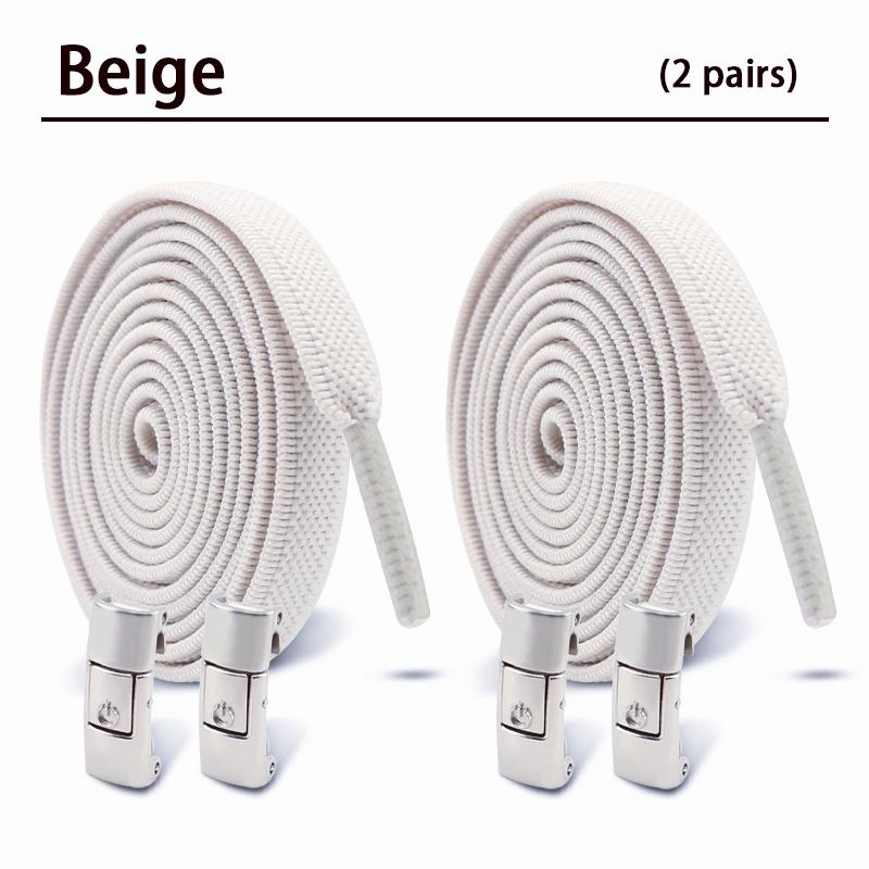 2 пары шнурков 8 мм без завязывания, шнурки с кнопочным замком без завязывания, эластичные шнурки для кроссовок, детские, взрослые, расширенные плоские шнурки для обуви