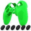 Силиконовый чехол для контроллера PS5 Edge, мягкий резиновый протектор, с накладками на стики, издание 3D Stud, нескользящий чехол, - (зеленый)