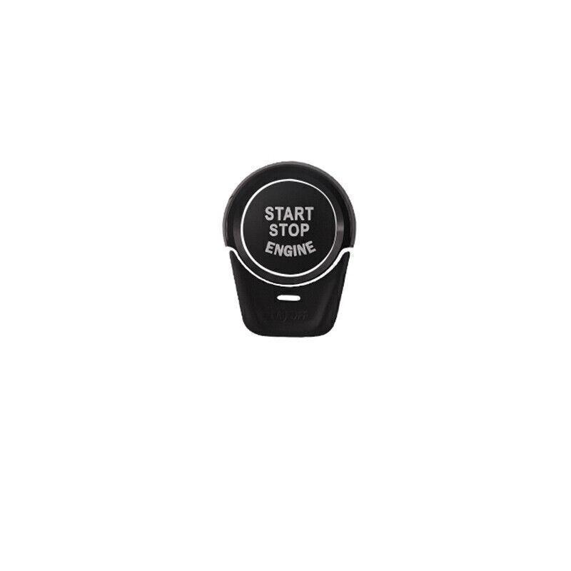 2018-22 For BMW 5 Series G30 Black Aluminum One-Click Startup Switch Cover Trim
