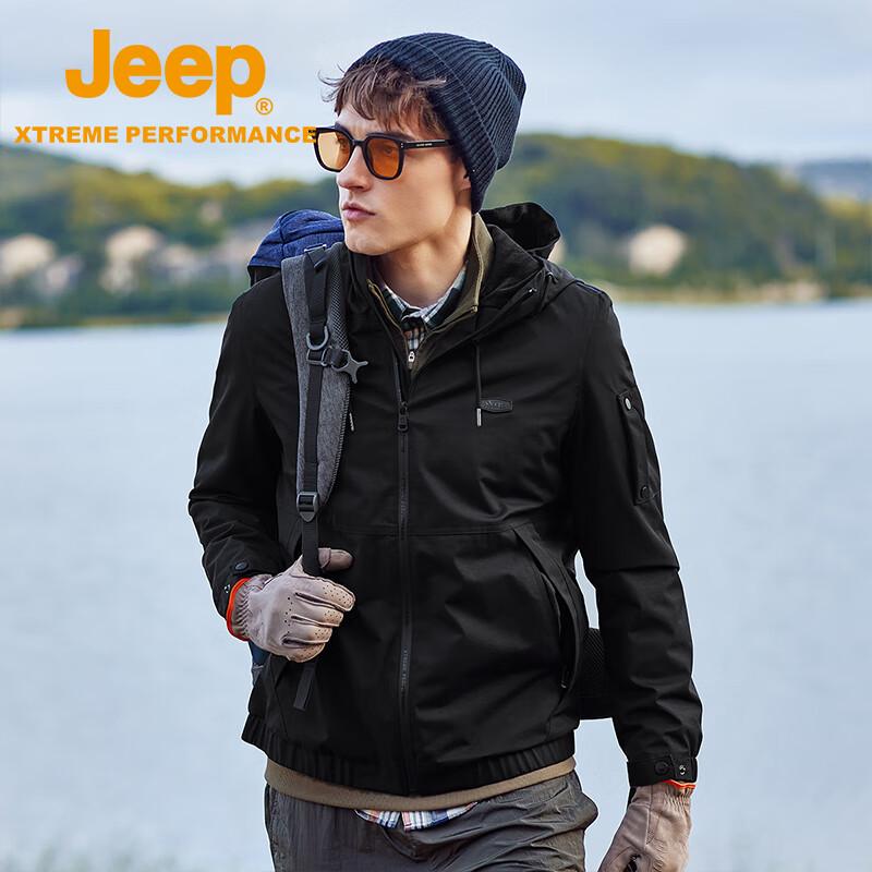 Jeep Мужская повседневная куртка для работы на открытом воздухе