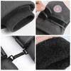 PU Leather Winter Cycling Gloves Fleece Lining Non-Slip Gloves Waterproof Gloves  For Women Man