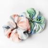 2 Pack Tie Dye Satin Hair Scrunchies Set Hair Ties Hair Band Rope Ponytail Holder Elastic Big Scrunchie Hair Accessories