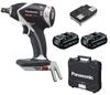 Cordless Impact Wrench Battery Pack X and Case Dual with Slim Width IP56 EZ75A3LJ2F-H, Gray, 14.4V, 5.0Ah 2, Charger, Included, (Compatible