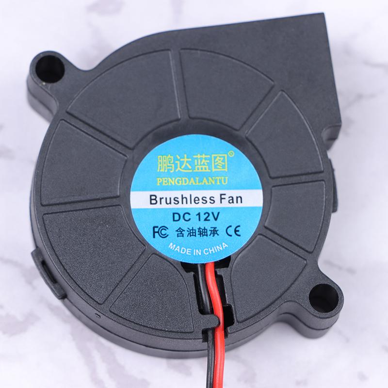 Dc 5V 12V 24V 5015 Turbo Fan Blower Extruder Radiator Diameter 5Cm High Speed Cooling Centrifugal Fan Cooling Fan