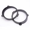1 Pair Solid 6.5" Black Car Front Door Speaker Spacer for Subaru Forester