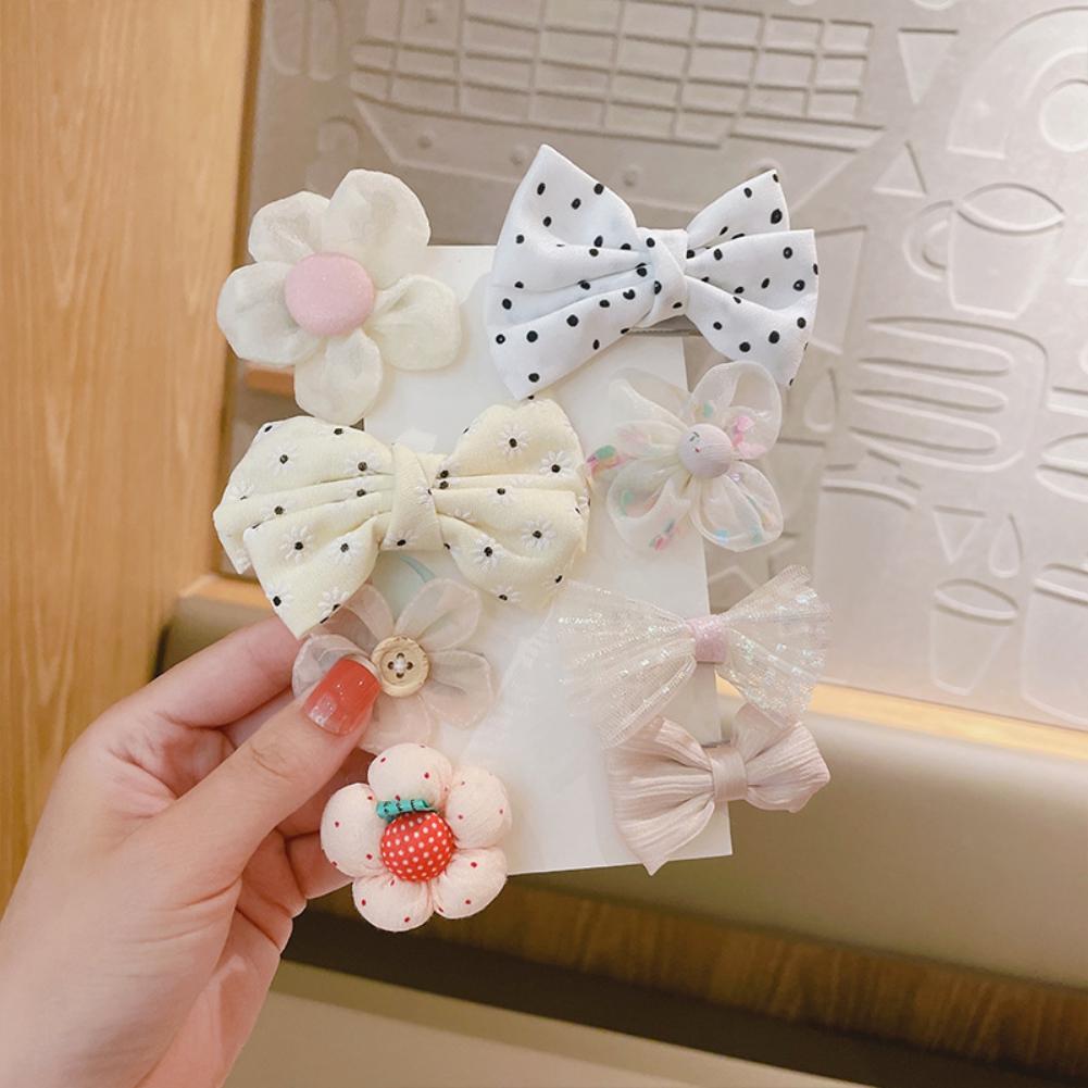 Детская заколка для волос 8 шт./компл. детские заколки для волос с бантом головные уборы BB зажим аксессуары для волос