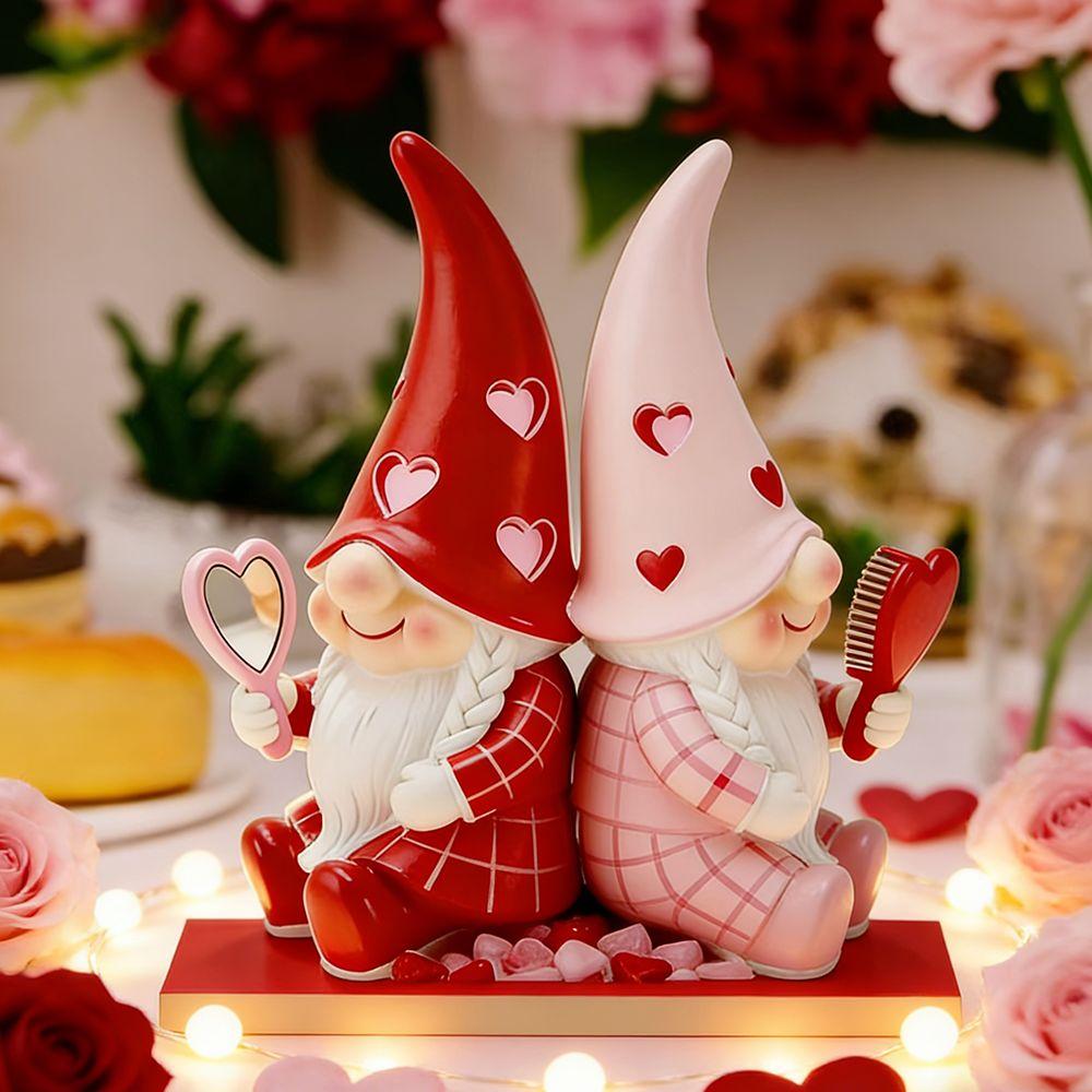 5D Dwarf Elf Ornament Cute Valentine's Day Decoration Valentine's Day Elf Ornament Home Decor