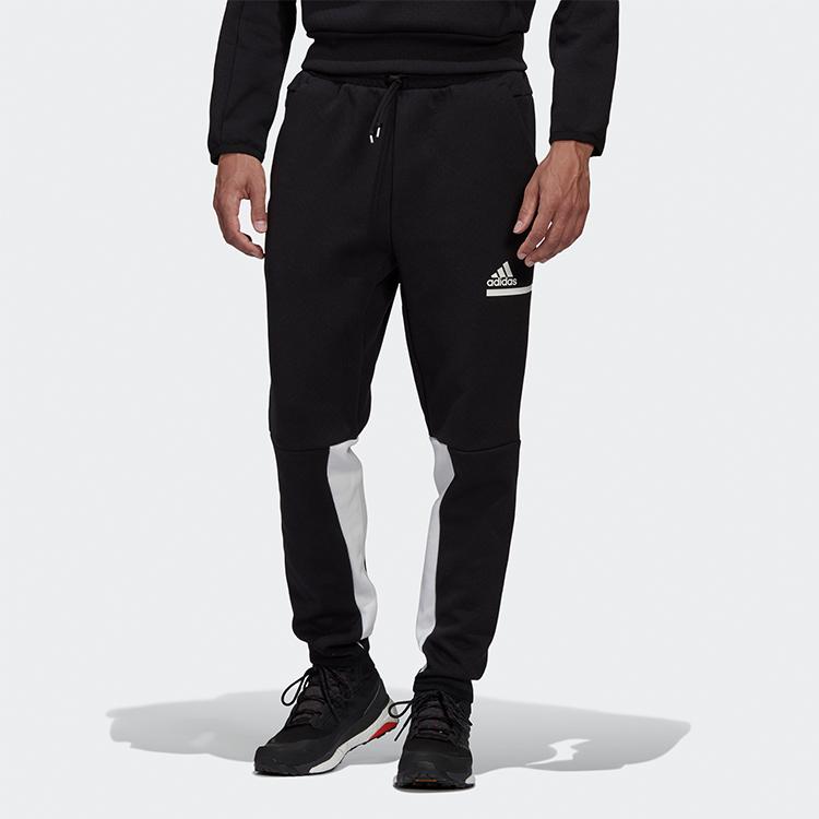 Adidas Casual Sports Pants Men Bottoms Black GM6545