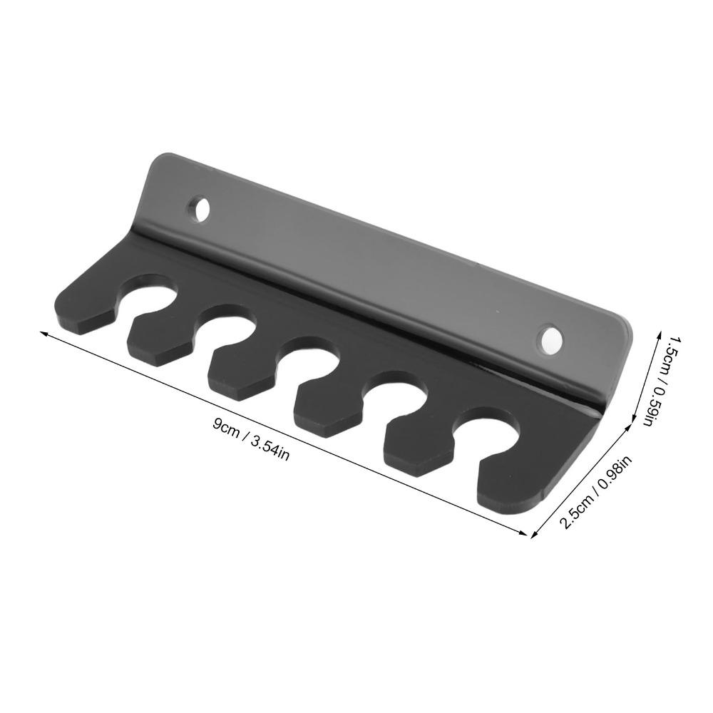 4pcs 5 Slots Cord Holder Clip Black Cord Organizer Holder Desk Cable Clip Desk Organization