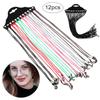 12 шт. Разноцветный шнурок-подвеска для очков для чтения, шейный шнурок, держатель для очков, аксессуары для очков