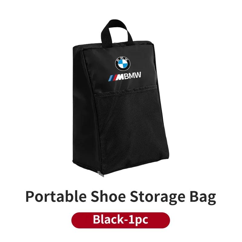 BIFL6 Hot Car Label Sneaker Organiser Portable Shoe Oxford Cloth Storage Bag Travel Accessories For BMW E46 E90 E60 F10 E39 F30 E