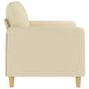 Vidaxl 2-Osobowa Sofa, Kremowa, 120 Cm, Tapicerowana Tkaniną