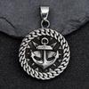 Retro Viking Necklace for Man Fashionable l Viking Anchor Pendant Hip Hop Clothes Chain Jewelry Accessories