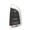 BEST KEY Car Remote Smart Key Case For BMW Knife Card BMW X5 X6 F15 X6 F16 G30 7 Series G11 X1 F48 F39, Fob 3/ 4 Buttons Black wsgk87