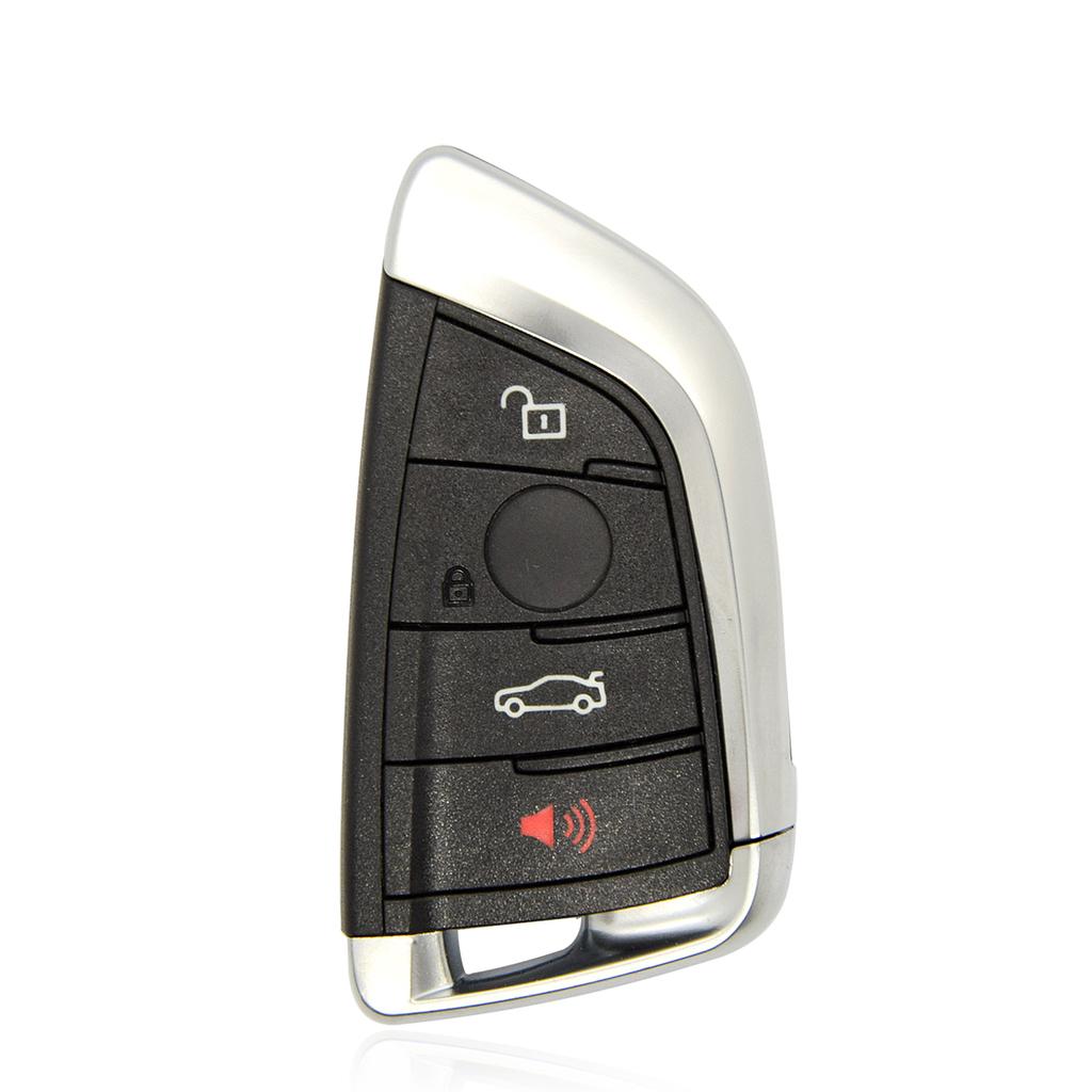 BEST KEY Car Remote Smart Key Case For BMW Knife Card BMW X5 X6 F15 X6 F16 G30 7 Series G11 X1 F48 F39, Fob 3/ 4 Buttons Black wsgk87
