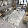 Мраморный узор Украшение гостиной Ковер большой площади Современные абстрактные ковры для спальни Домашний декор Ковер Легкий роскошный напольный коврик