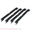 ESR575-1 4 Pieces Roof Rack Port Cover Trim 51137274739 for BMW 5 F10 F11 135*13 Mm