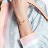 Louis Vuitton Iconic Heart Charm Metal Enamel Bracelet Women bracelet Gold M1211A