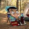 Customizable Mr Bean Throw Blanket – Personalized Name, All-Season Cozy Snug Blanket, Machine Washable, Personalized Blanket