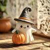 Xiaomi Cute Halloween Ghost Pumpkin Resin Figurine Mini Desktop Craft Ornament Spooky Home Party Decoration Gift Photo Shooting Props