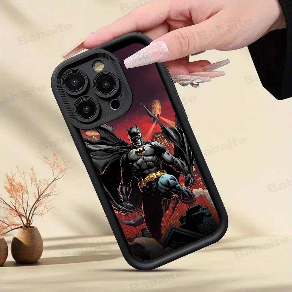 Чехол для телефона W-Batmans-r для iPhone 17 16 15 14 13 12 11 Pro Max Plus Mini Счастливым покрытием