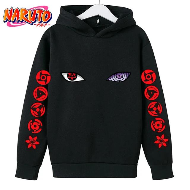 2025 MINISO Naruto Hoodie Kids Детская одежда для мальчиков Детская одежда для малышей Осенние теплые толстовки Пальто Одежда с героями мультфильмов Толстовка с капюшоном
